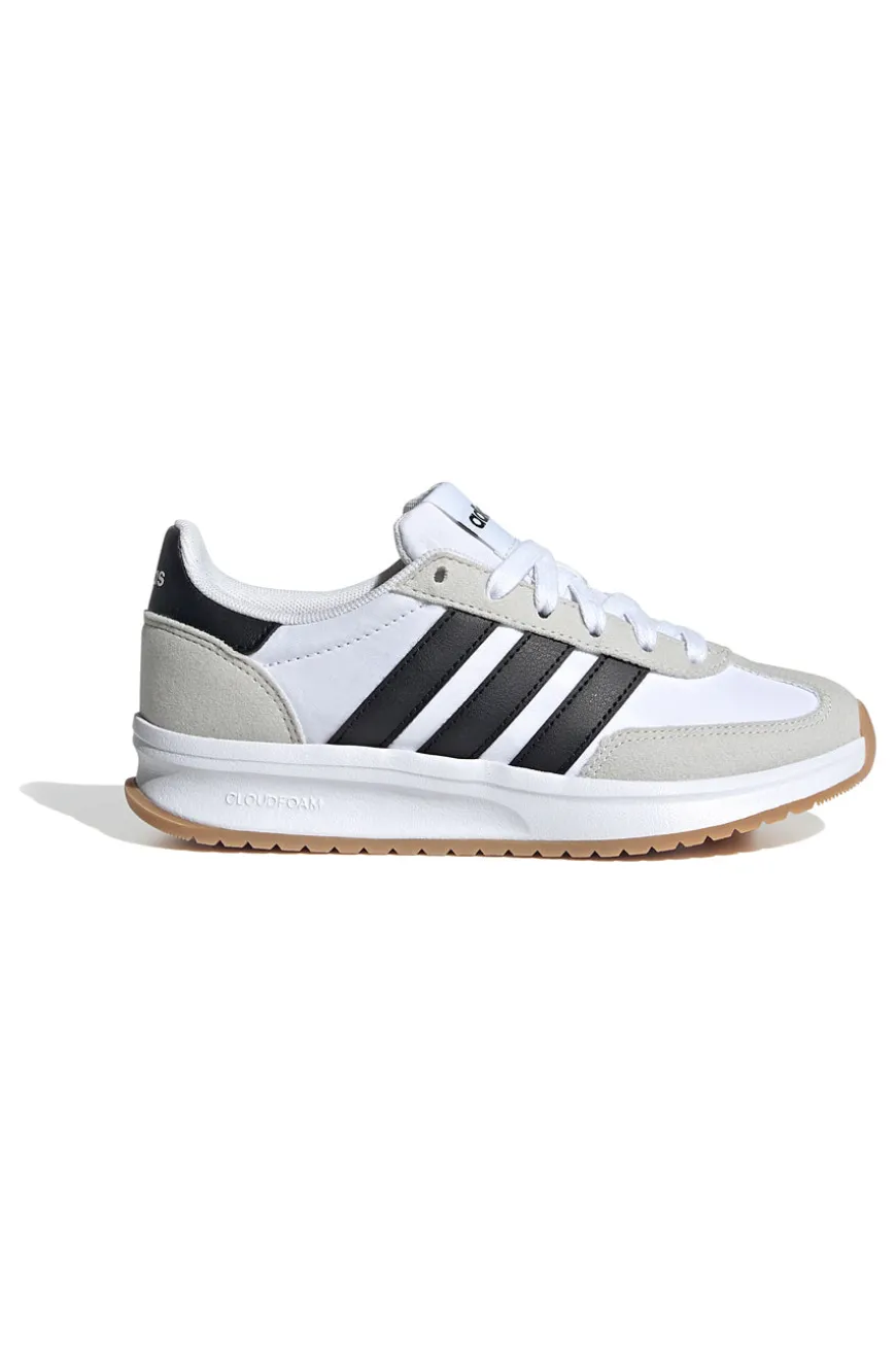 Sneakers Bianche con Dettagli Neri e Grigi ADIDAS RUN 70s 2.0 J