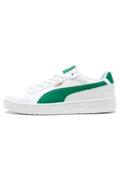 Sneakers bianche con dettagli verdi PUMA Court Classico