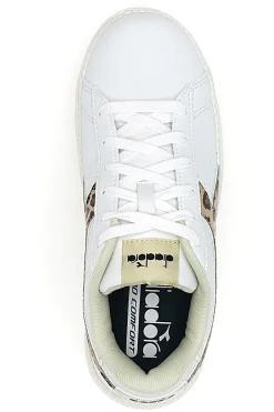 Sneakers bianche con dettaglio animalier Jace Jungle-DIADORA