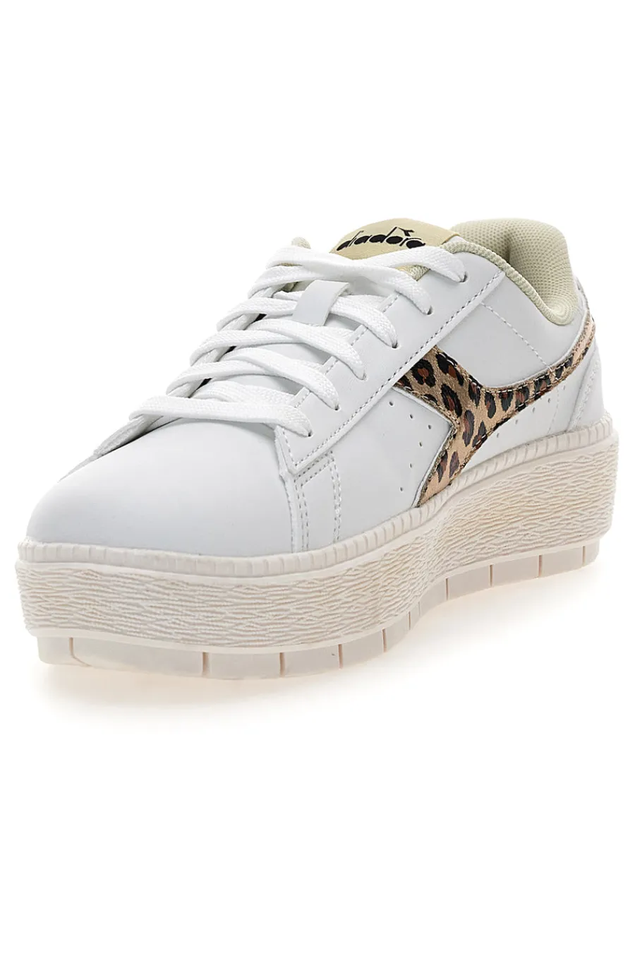 Sneakers bianche con dettaglio animalier Jace Jungle-DIADORA