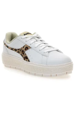 Sneakers bianche con dettaglio animalier Jace Jungle-DIADORA