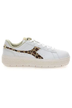Sneakers bianche con dettaglio animalier Jace Jungle-DIADORA