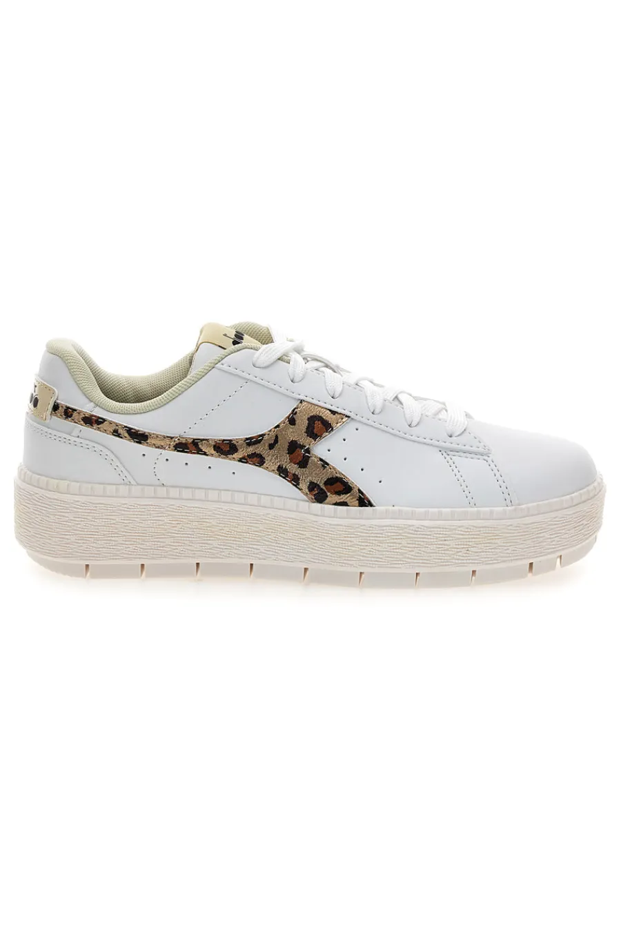 Sneakers bianche con dettaglio animalier Jace Jungle-DIADORA