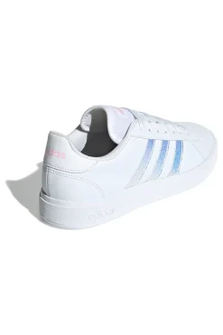 Sneakers bianche con dettagli iridescenti Grand Court Base 2.0-ADIDAS Outlet