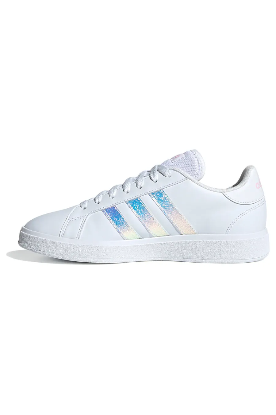Sneakers bianche con dettagli iridescenti Grand Court Base 2.0-ADIDAS Outlet