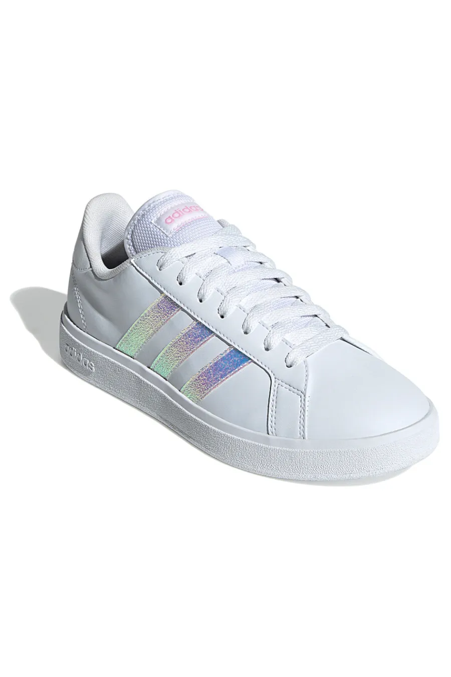 Sneakers bianche con dettagli iridescenti Grand Court Base 2.0-ADIDAS Outlet