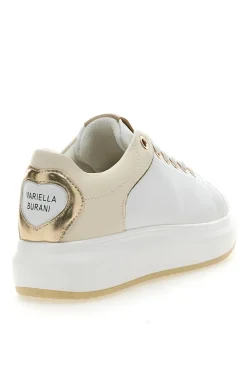 Sneakers Bianche con Dettagli Color Oro 51045-MARIELLA BURANI Clearance