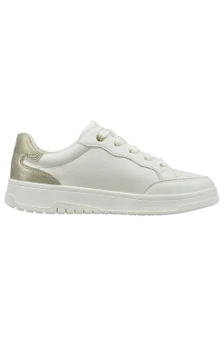 Sneakers Bianche con dettagli oro 435AQG1950502190-BAGATT Discount
