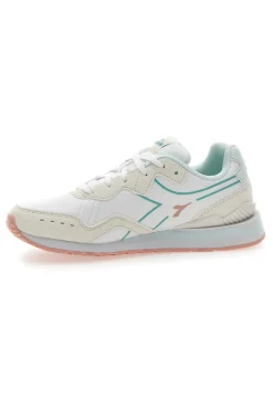 Sneakers Bianche Con Dettagli azzurri Raven Wn-DIADORA Outlet