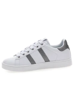 Sneakers bianche con dettagli glitterati YARD METAL-COTTON BELT Sale