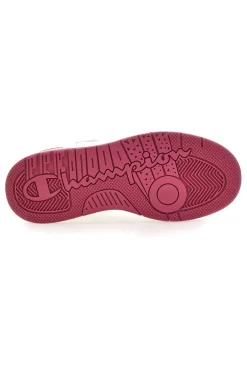 Sneakers bianche con dettagli fucsia e punta scamosciata RD18 Heritage Flap Low G GS-CHAMPION Outlet