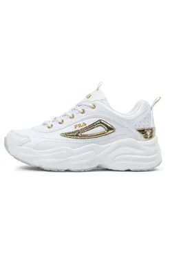 Sneakers bianche con dettagli oro e suola chunky FFW0586-FILA Clearance
