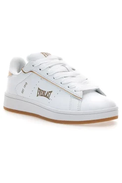 Sneakers bianche con dettagli oro EV-087P-EVERLAST Sale