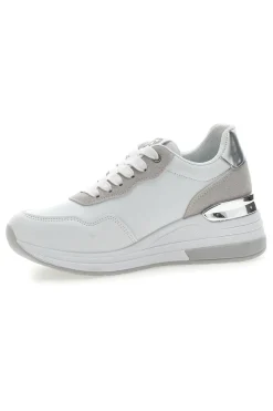 Sneakers Bianche con Dettagli Argentati 8923-LAURA BIAGIOTTI Clearance