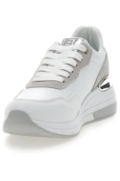 Sneakers Bianche con Dettagli Argentati 8923-LAURA BIAGIOTTI Clearance