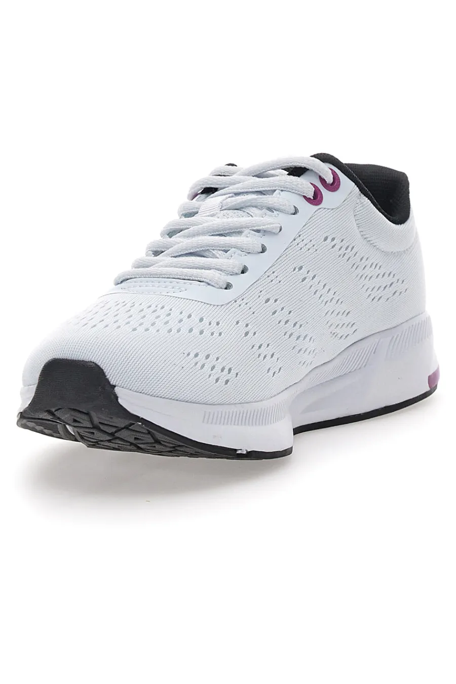 Sneakers Bianche con Dettagli Blu e Tomaia in Mesh JAUNT-CHAMPION New