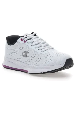 Sneakers Bianche con Dettagli Blu e Tomaia in Mesh JAUNT-CHAMPION New