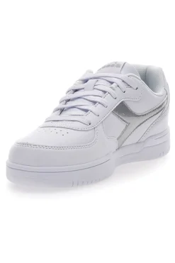 Sneakers Bianche con Fregio Argento Raptor Low Moon WN-DIADORA Best