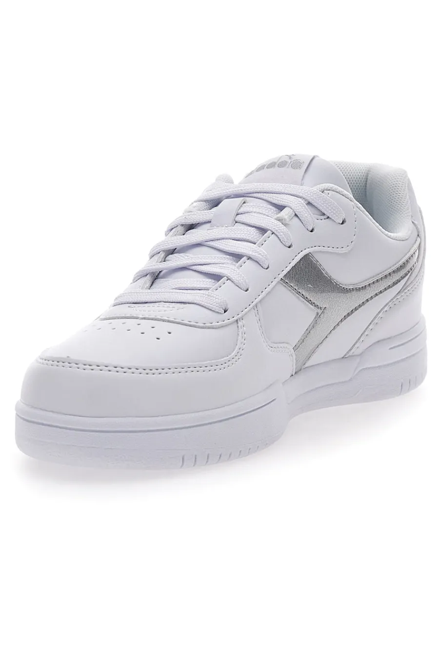 Sneakers Bianche con Fregio Argento Raptor Low Moon WN-DIADORA Best