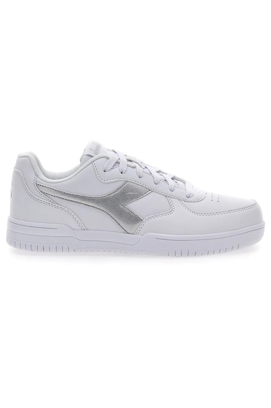 Sneakers Bianche con Fregio Argento Raptor Low Moon WN-DIADORA Best