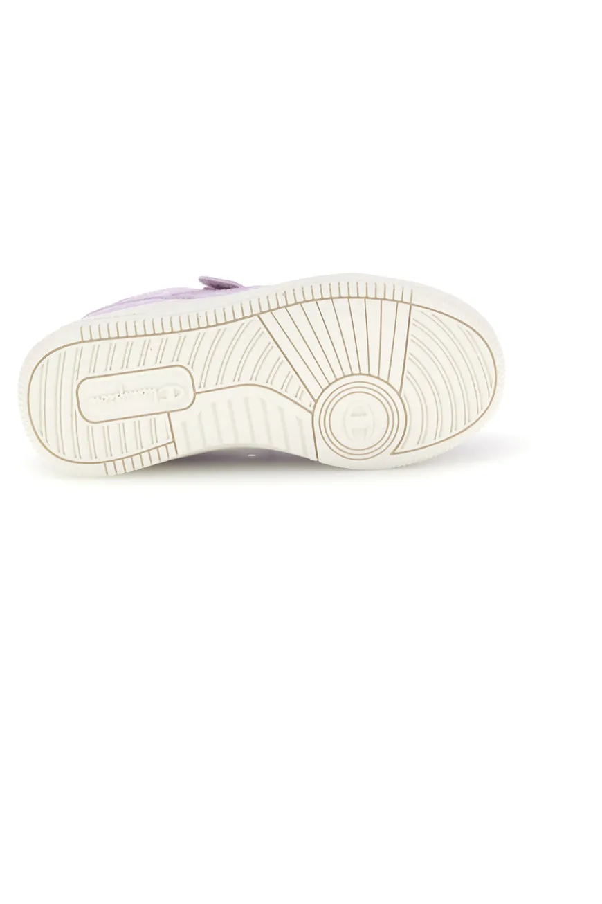 Sneakers bianche con inserti lilla e dettagli bubble Champion RD18 Bubble G PS