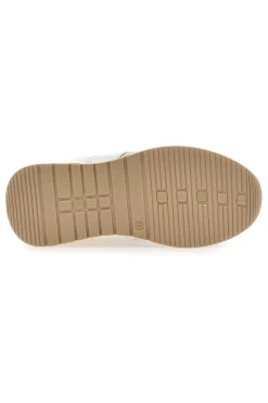 Sneakers bianche con inserti oro e fondo rialzato 9636-LAURA BIAGIOTTI Hot