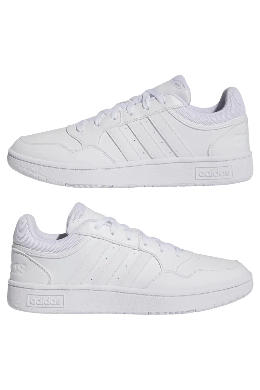 Sneakers Bianche con Lacci Adidas Hoops 3.0