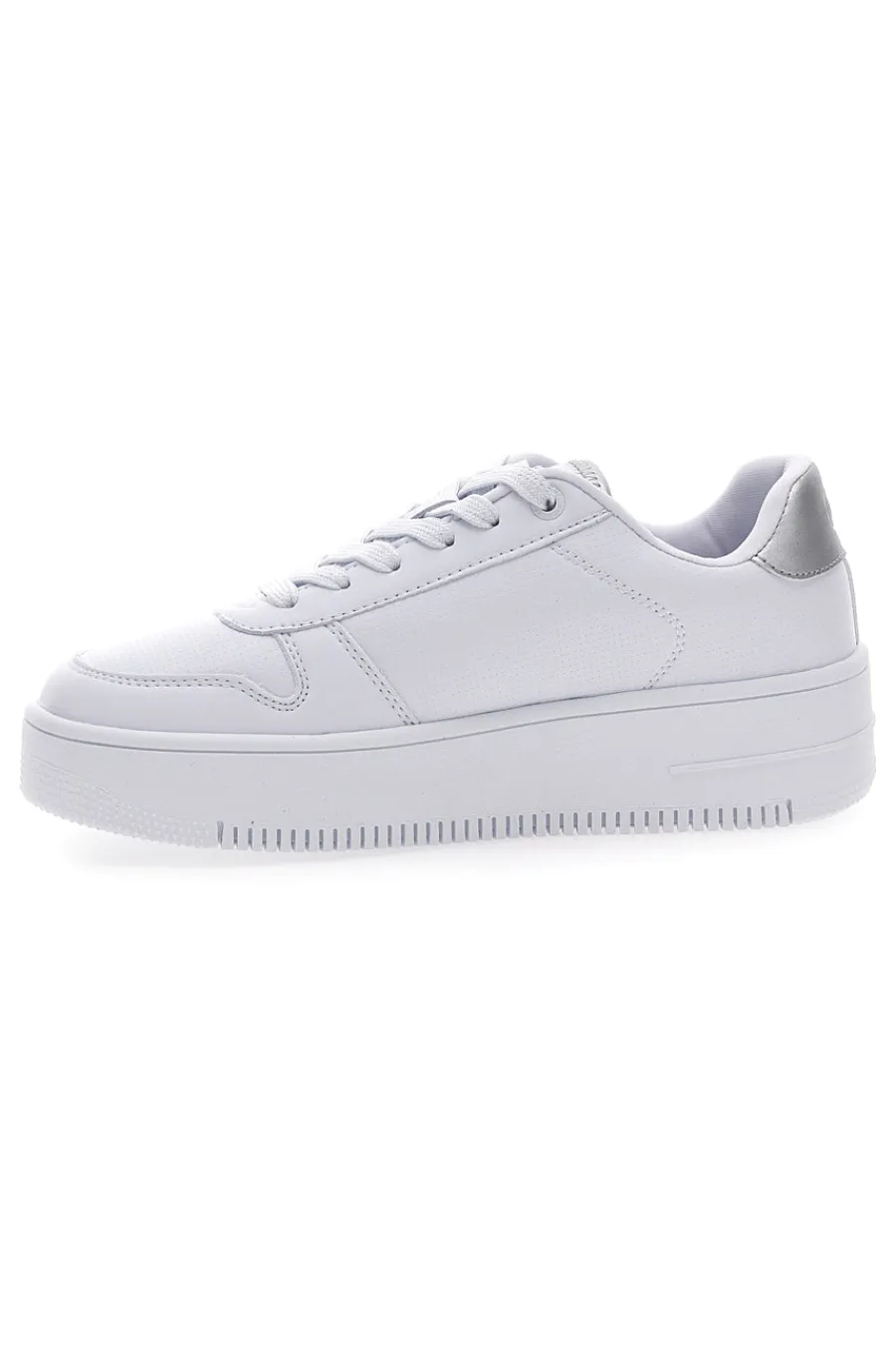 Sneakers Bianche con Lacci RD18 RD Plat chromo-CHAMPION Discount
