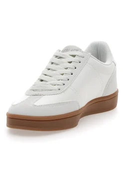 Sneakers Bianche Con Lacci da Donna 086-EVERLAST
