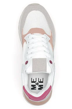 Sneakers Bianche con Lacci da Donna Me & Me 815-ME u0026 ME New