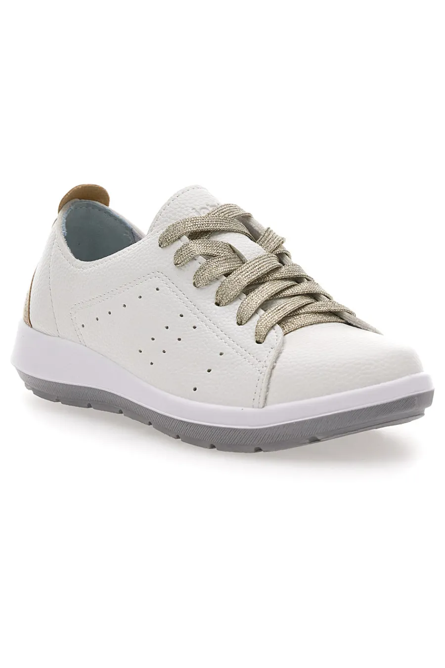 Sneakers Bianche con Lacci Platino 51 WG-INBLU Discount