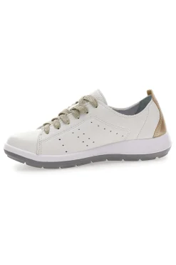 Sneakers Bianche con Lacci Platino 51 WG-INBLU Discount