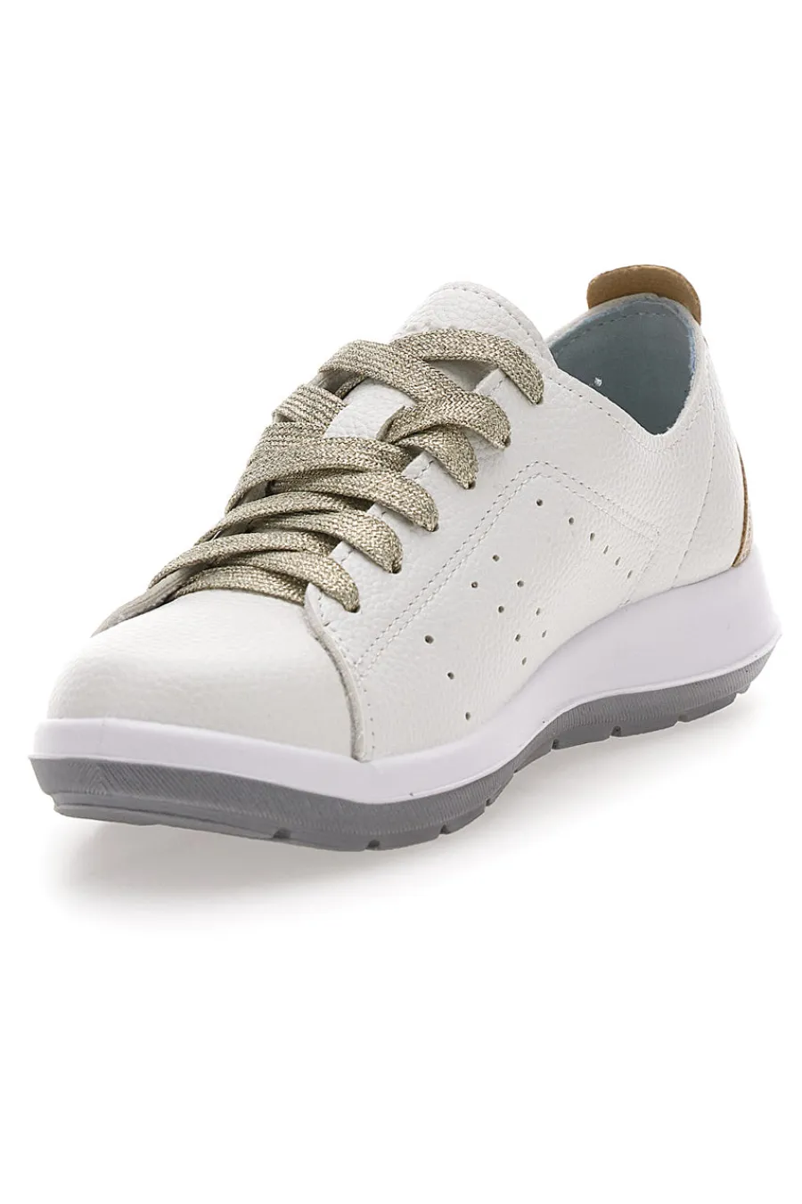 Sneakers Bianche con Lacci Platino 51 WG-INBLU Discount