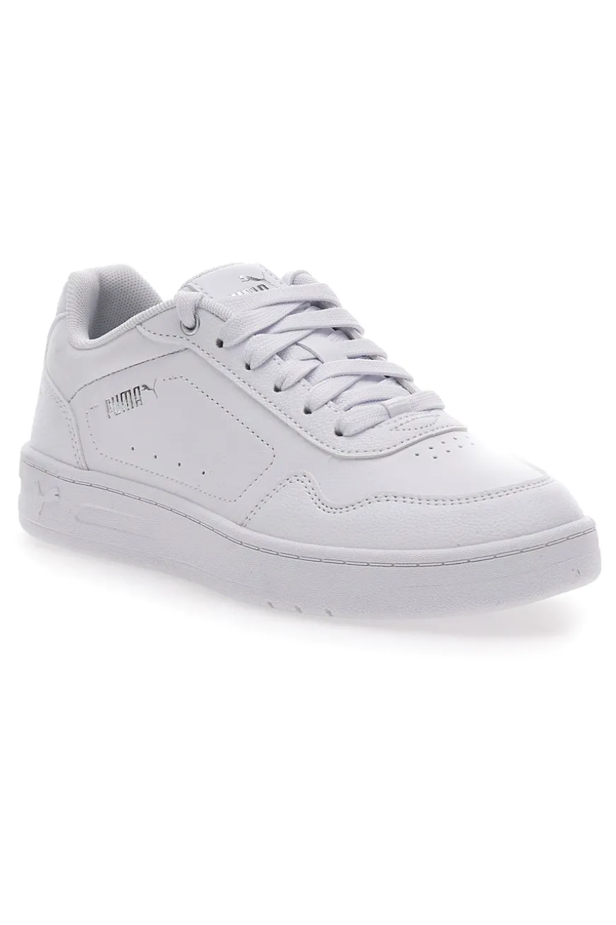 Sneakers Bianche con Lacci Puma Court Classy