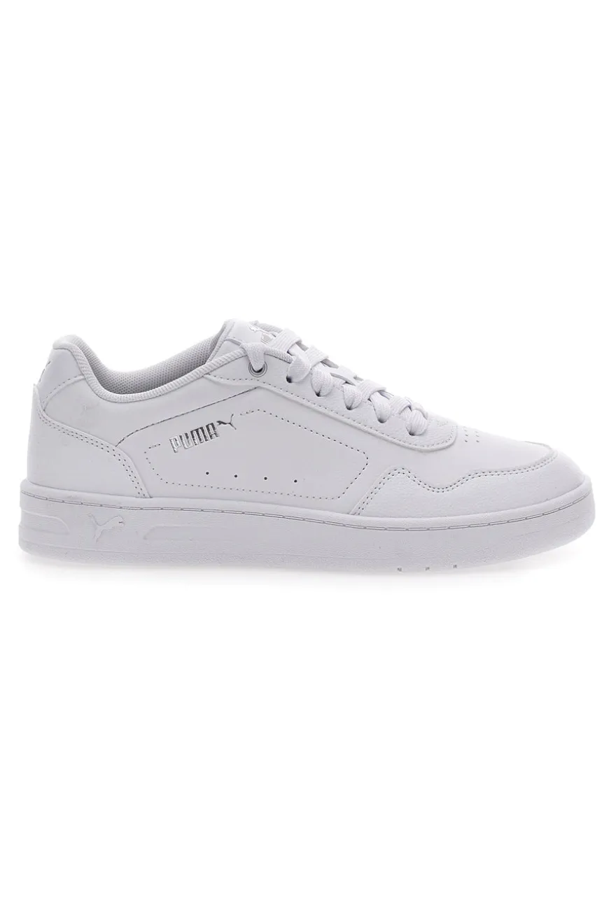 Sneakers Bianche con Lacci Puma Court Classy