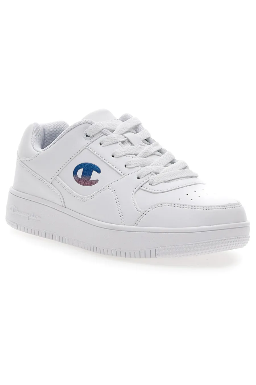 Sneakers bianche con logo a contrasto RD18 LOW G GS-CHAMPION New
