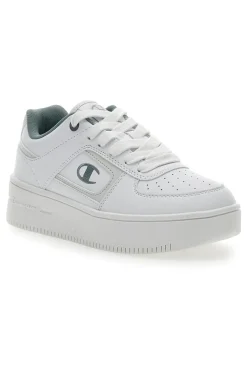 Sneakers Bianche Con Logo Laterale Foul Plat Element-CHAMPION Discount