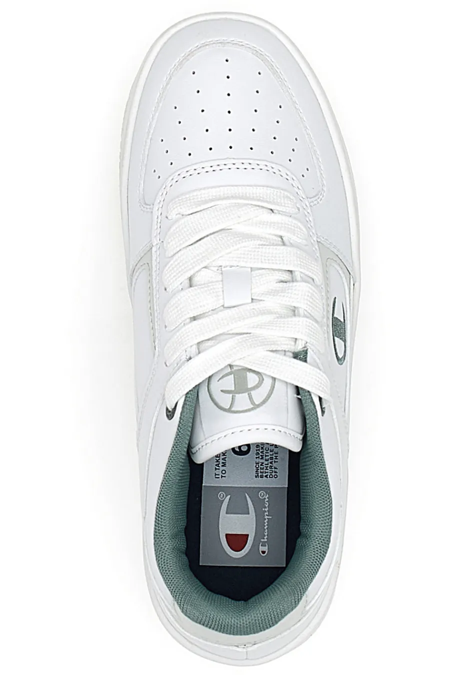 Sneakers Bianche Con Logo Laterale Foul Plat Element-CHAMPION Discount