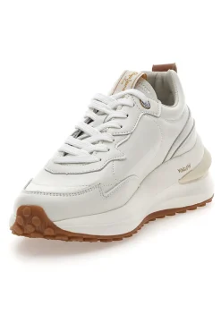 Sneakers Bianche con Platform e Tomaia in Pelle WINSLOW ACTION M-PEPE JEANS Hot