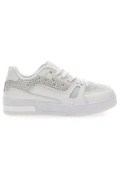 Sneakers Bianche con Strass Me & Me 820-ME u0026 ME Outlet