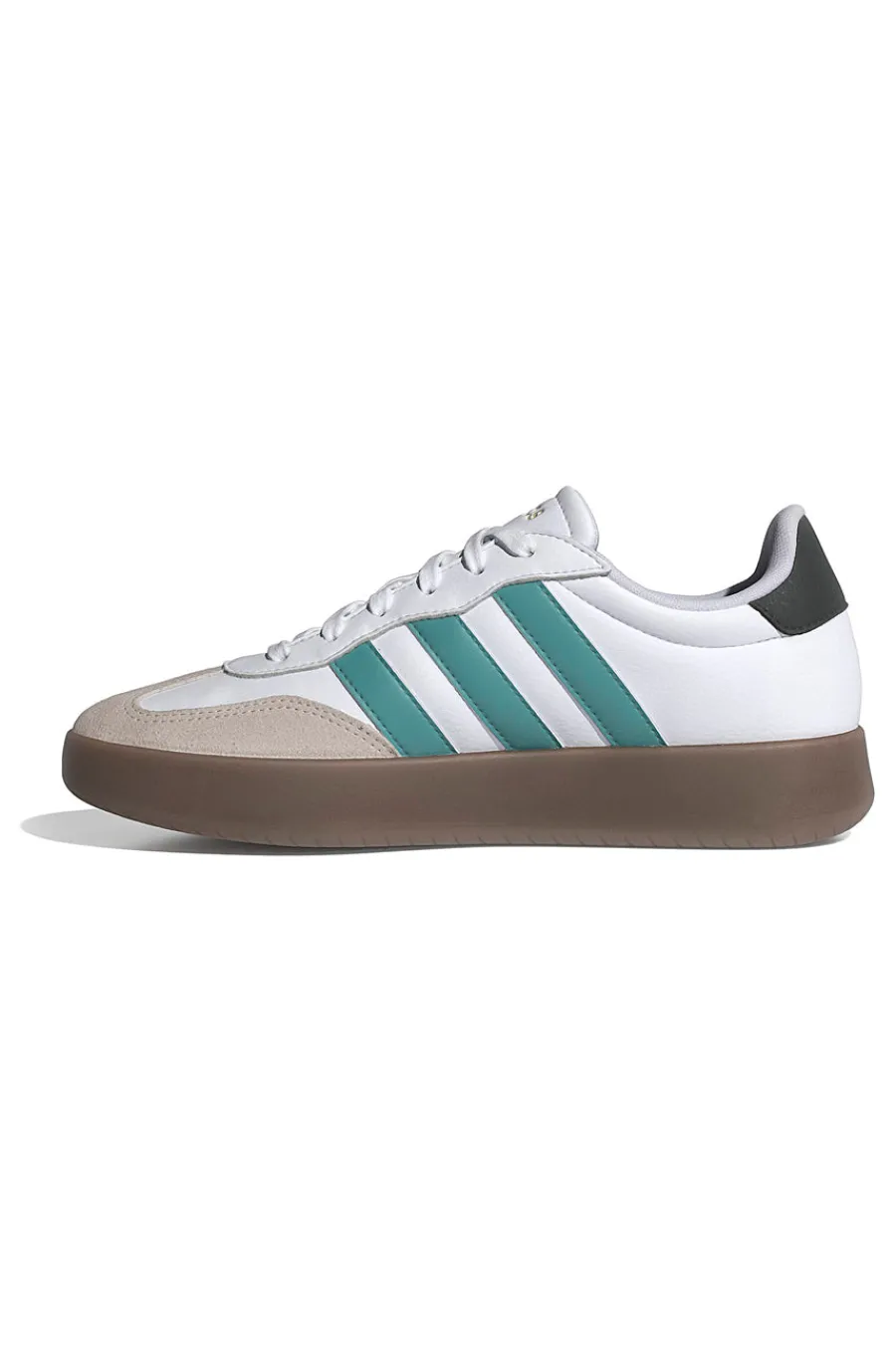 Sneakers bianche con strisce verdi e suola beige Barreda-ADIDAS