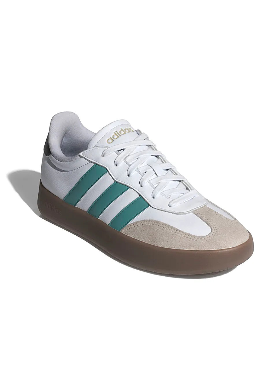 Sneakers bianche con strisce verdi e suola beige Barreda-ADIDAS