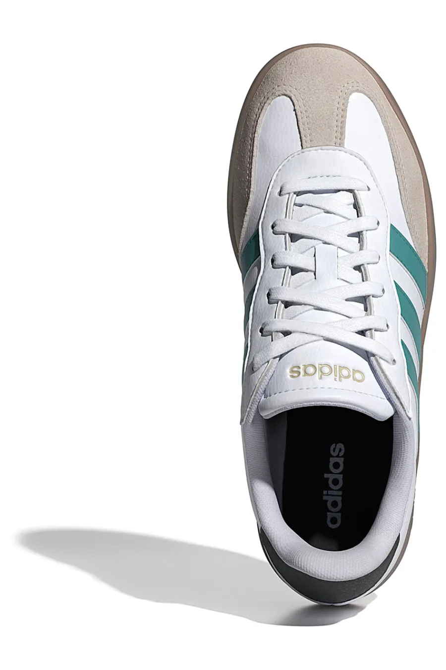 Sneakers bianche con strisce verdi e suola beige Barreda-ADIDAS