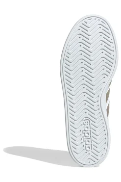 Sneakers bianche con strisce dorate in pelle sintetica riciclata Grand Court Base 3.0-ADIDAS Discount