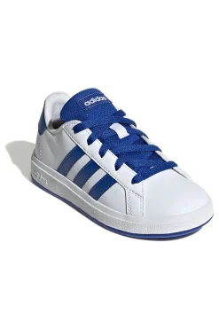 Sneakers bianche con strisce blu in materie sintetiche Grand Court 2.0 K-ADIDAS Sale
