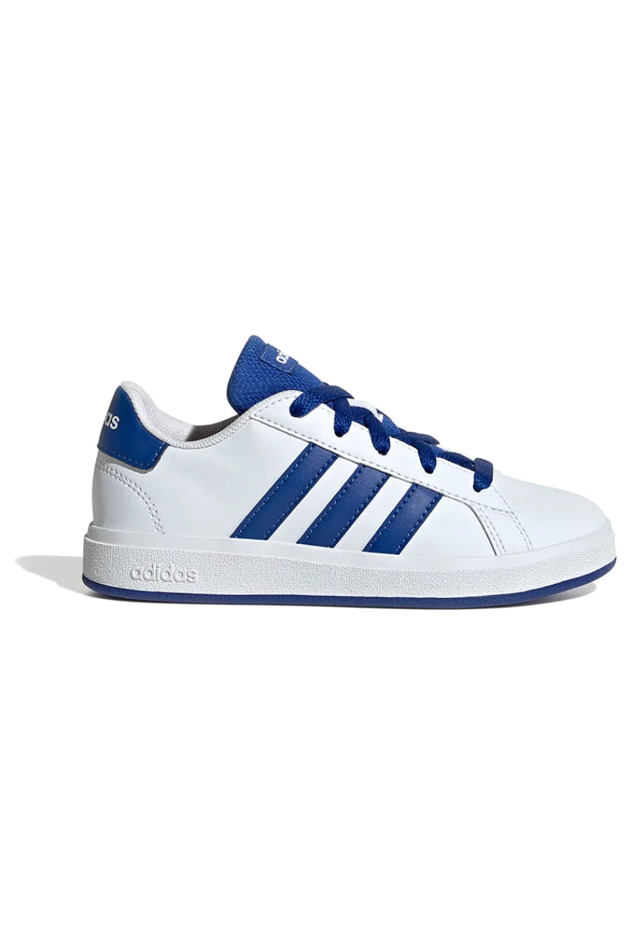 Sneakers bianche con strisce blu in materie sintetiche Grand Court 2.0 K-ADIDAS Sale