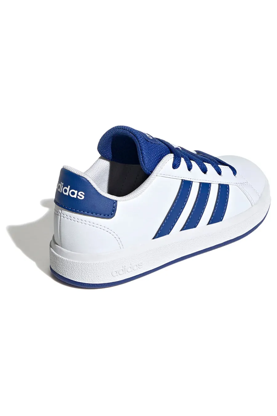 Sneakers bianche con strisce blu in materie sintetiche Grand Court 2.0 K-ADIDAS Sale