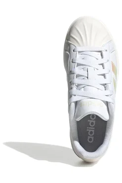 Sneakers bianche con strisce iridescenti e punta a conchiglia Streettalk J-ADIDAS Sale