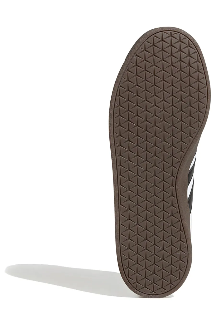 Sneakers bianche con strisce nere e punta in suede VL Court Base-ADIDAS