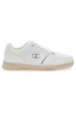 Sneakers Bianche con Suola in Gomma CLAY 400 W-CHAMPION New